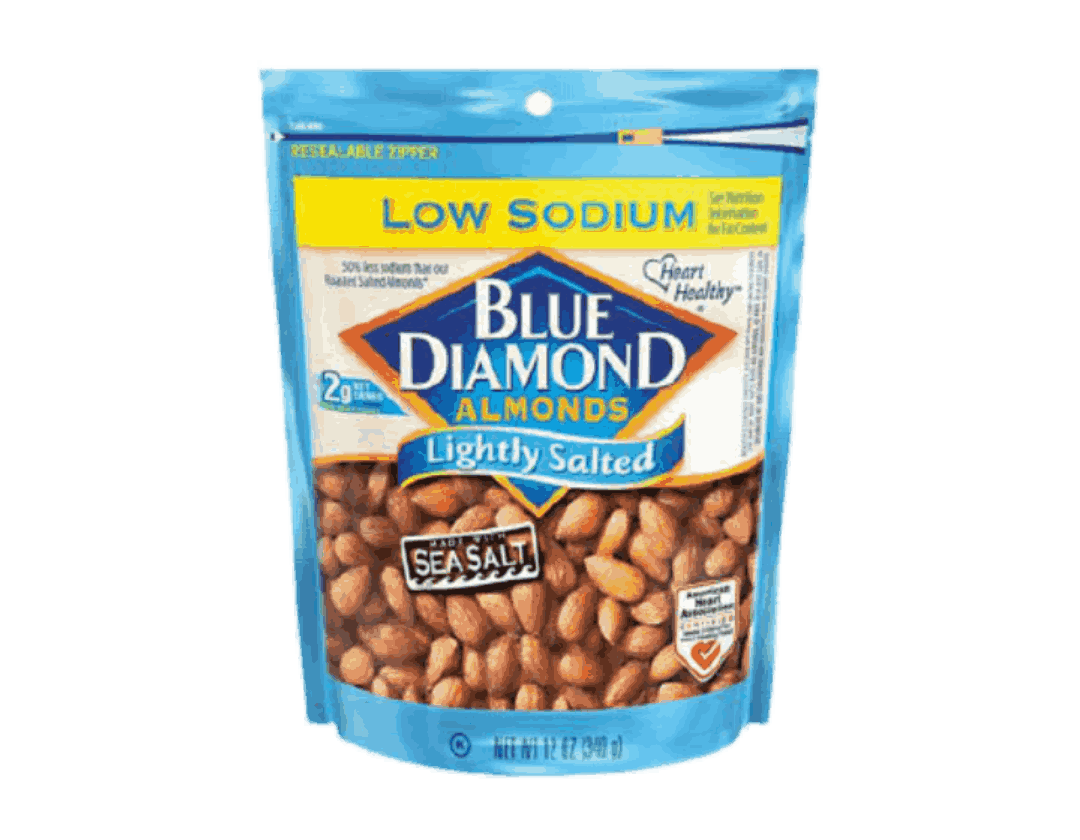 بادام کم نمک بلو دایمند